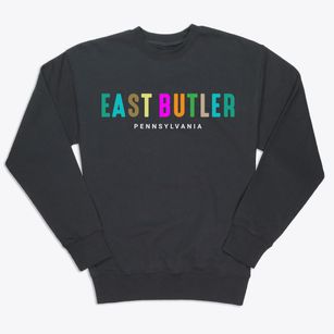 East Butler Pennsylvania Color Pop Premium Crewneck Sweatshirt