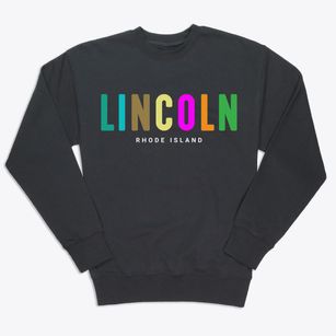 Lincoln Rhode Island Color Pop Premium Crewneck Sweatshirt