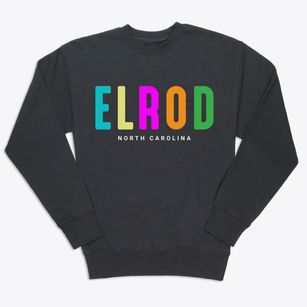 Elrod North Carolina Color Pop Premium Crewneck Sweatshirt