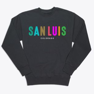 San Luis Colorado Color Pop Premium Crewneck Sweatshirt