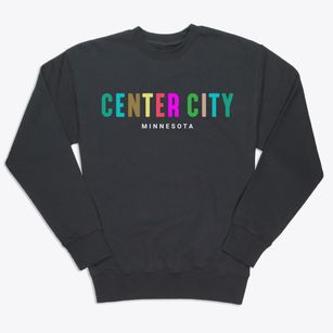 Center City Minnesota Color Pop Premium Crewneck Sweatshirt