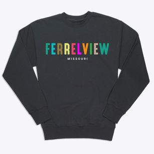 Ferrelview Missouri Color Pop Premium Crewneck Sweatshirt