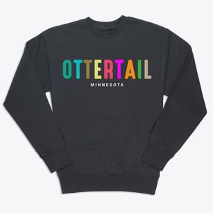 Ottertail Minnesota Color Pop Premium Crewneck Sweatshirt
