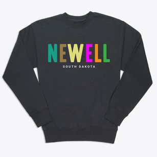 Newell South Dakota Color Pop Premium Crewneck Sweatshirt