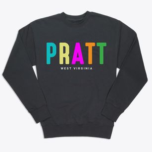 Pratt West Virginia Color Pop Premium Crewneck Sweatshirt