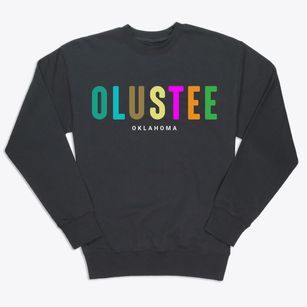 Olustee Oklahoma Color Pop Premium Crewneck Sweatshirt