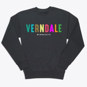 Verndale Minnesota Color Pop Premium Crewneck Sweatshirt