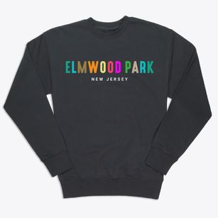 Elmwood Park New Jersey Color Pop Premium Crewneck Sweatshirt