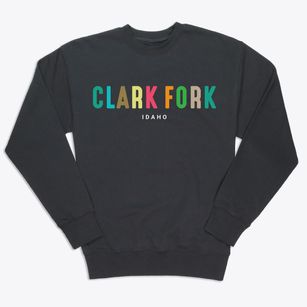 Clark Fork Idaho Color Pop Premium Crewneck Sweatshirt