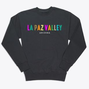 La Paz Valley Arizona Color Pop Premium Crewneck Sweatshirt