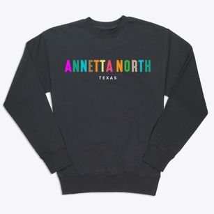 Annetta North Texas Color Pop Premium Crewneck Sweatshirt