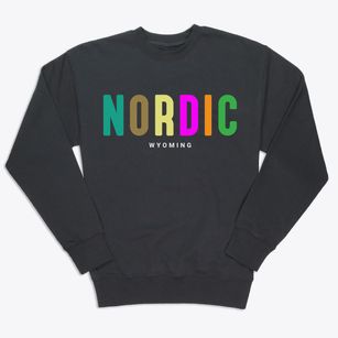 Nordic Wyoming Color Pop Premium Crewneck Sweatshirt