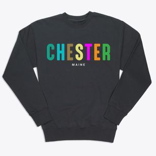 Chester Maine Color Pop Premium Crewneck Sweatshirt