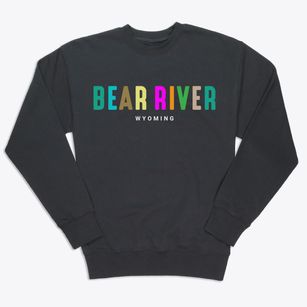 Bear River Wyoming Color Pop Premium Crewneck Sweatshirt