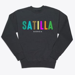 Satilla Georgia Color Pop Premium Crewneck Sweatshirt