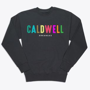 Caldwell Arkansas Color Pop Premium Crewneck Sweatshirt