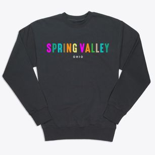 Spring Valley Ohio Color Pop Premium Crewneck Sweatshirt