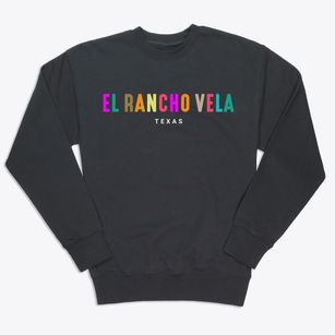 El Rancho Vela Texas Color Pop Premium Crewneck Sweatshirt