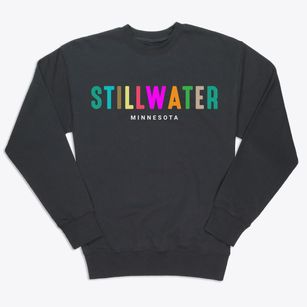 Stillwater Minnesota Color Pop Premium Crewneck Sweatshirt