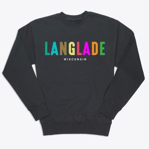 Langlade Wisconsin Color Pop Premium Crewneck Sweatshirt