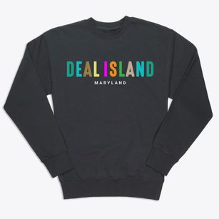 Deal Island Maryland Color Pop Premium Crewneck Sweatshirt