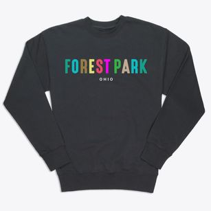Forest Park Ohio Color Pop Premium Crewneck Sweatshirt