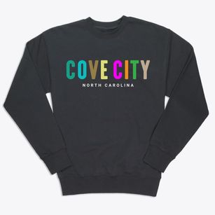 Cove City North Carolina Color Pop Premium Crewneck Sweatshirt
