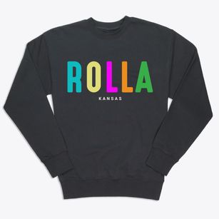 Rolla Kansas Color Pop Premium Crewneck Sweatshirt