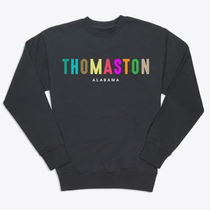 Thomaston Alabama Color Pop Premium Crewneck Sweatshirt