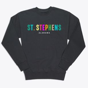 St. Stephens Alabama Color Pop Premium Crewneck Sweatshirt