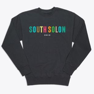 South Solon Ohio Color Pop Premium Crewneck Sweatshirt