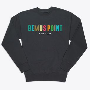 Bemus Point New York Color Pop Premium Crewneck Sweatshirt