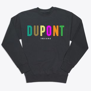 Dupont Indiana Color Pop Premium Crewneck Sweatshirt