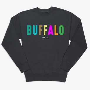 Buffalo Ohio Color Pop Premium Crewneck Sweatshirt