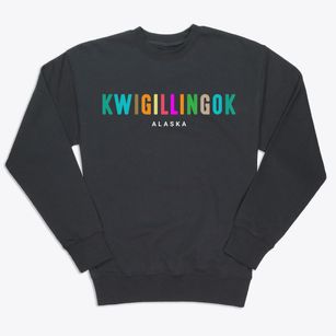 Kwigillingok Alaska Color Pop Premium Crewneck Sweatshirt