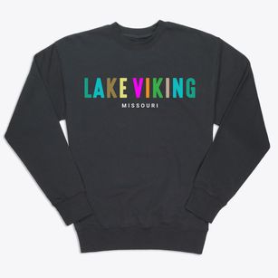 Lake Viking Missouri Color Pop Premium Crewneck Sweatshirt