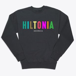 Hiltonia Georgia Color Pop Premium Crewneck Sweatshirt