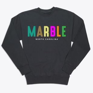 Marble North Carolina Color Pop Premium Crewneck Sweatshirt
