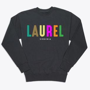 Laurel Virginia Color Pop Premium Crewneck Sweatshirt
