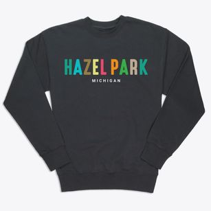 Hazel Park Michigan Color Pop Premium Crewneck Sweatshirt