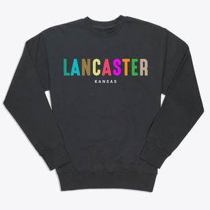 Lancaster Kansas Color Pop Premium Crewneck Sweatshirt