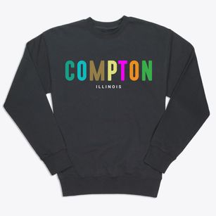 Compton Illinois Color Pop Premium Crewneck Sweatshirt