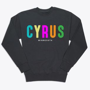 Cyrus Minnesota Color Pop Premium Crewneck Sweatshirt