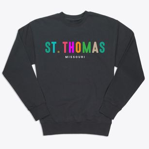 St. Thomas Missouri Color Pop Premium Crewneck Sweatshirt
