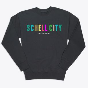 Schell City Missouri Color Pop Premium Crewneck Sweatshirt
