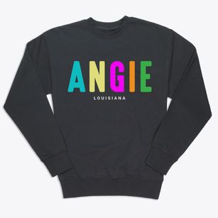 Angie Louisiana Color Pop Premium Crewneck Sweatshirt