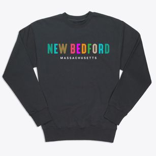 New Bedford Massachusetts Color Pop Premium Crewneck Sweatshirt