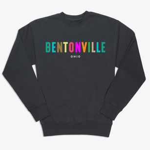 Bentonville Ohio Color Pop Premium Crewneck Sweatshirt