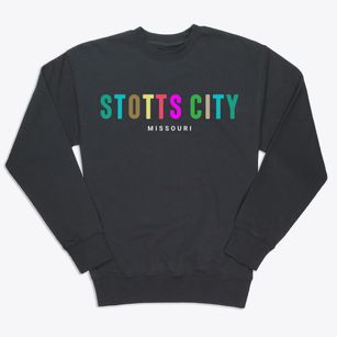 Stotts City Missouri Color Pop Premium Crewneck Sweatshirt