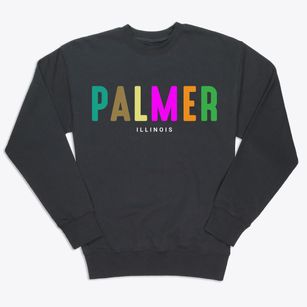 Palmer Illinois Color Pop Premium Crewneck Sweatshirt